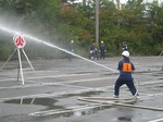 消火栓による消火操法